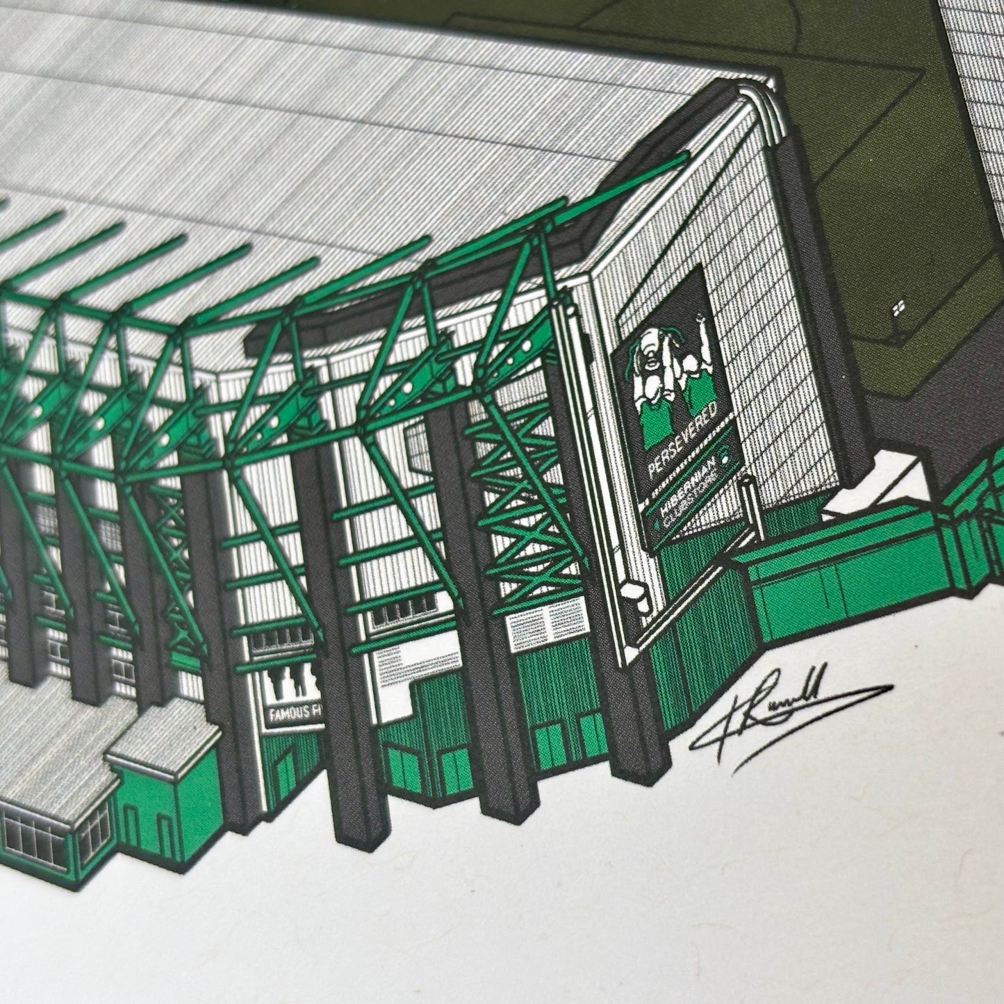 Easter Road Stadium Art Print