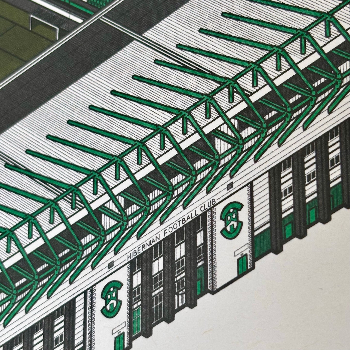 Easter Road Stadium Art Print