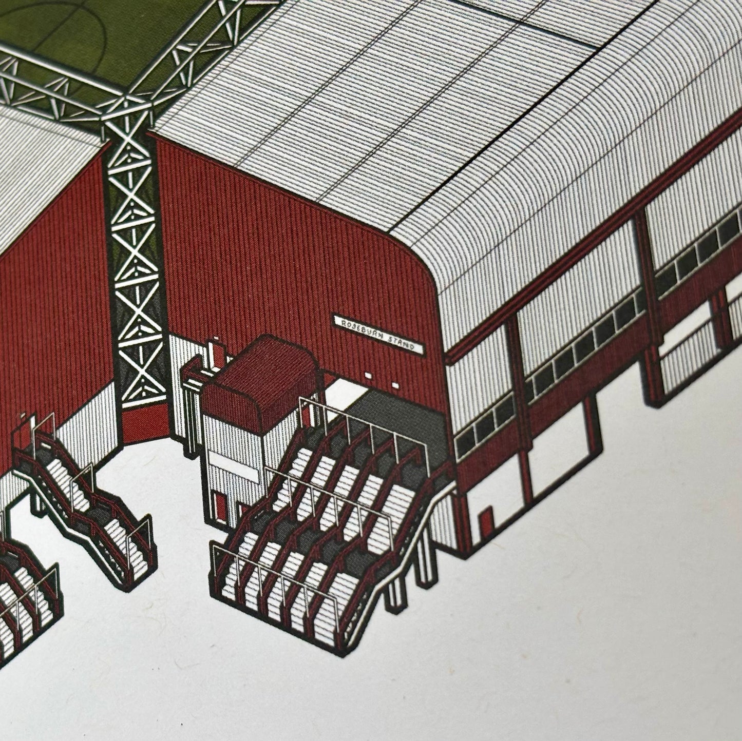 Tynecastle Park Stadium Art Print