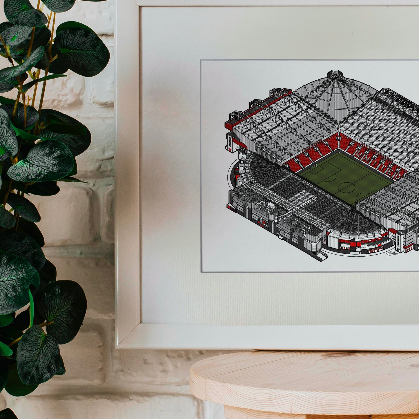 Old Trafford Stadium Art Print
