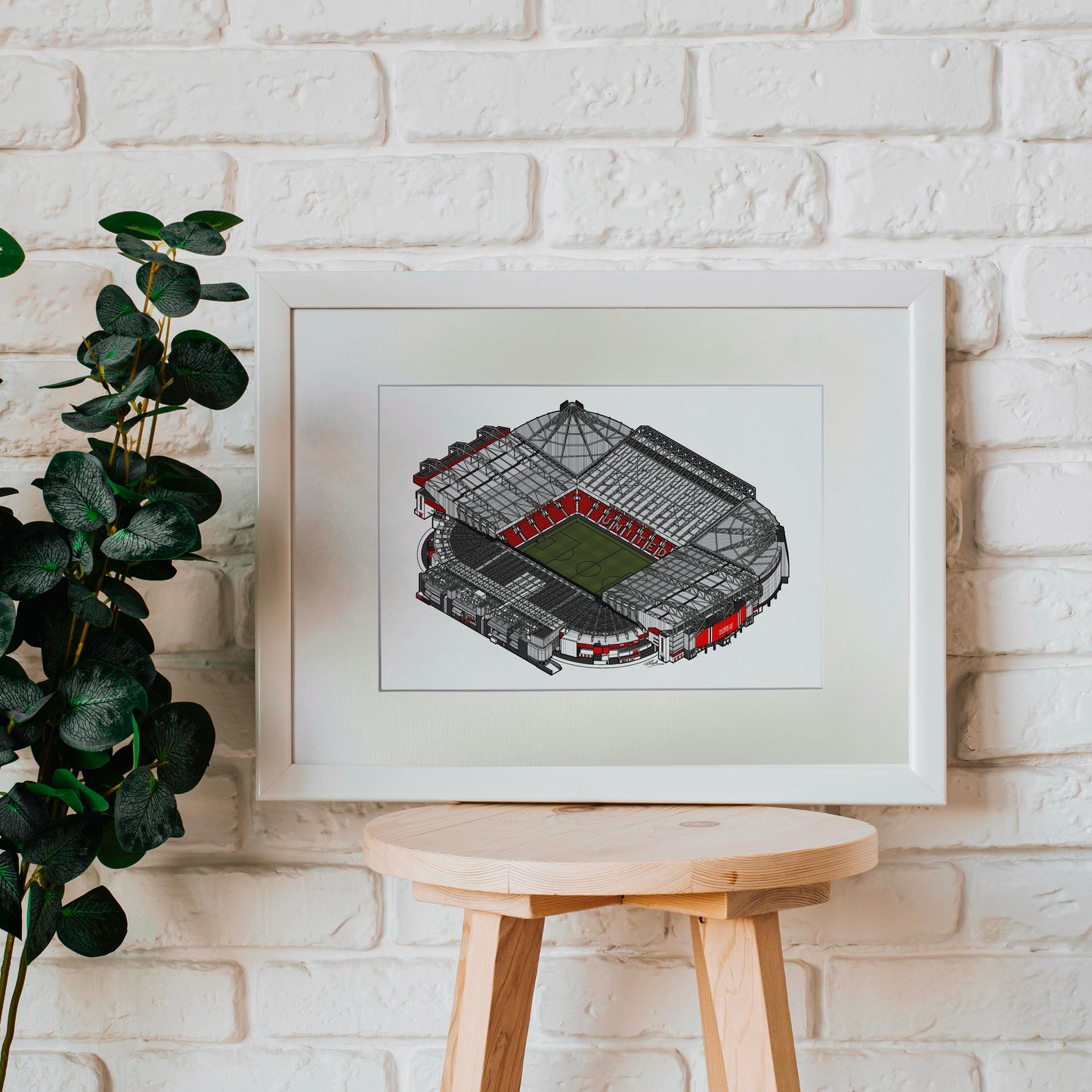 Old Trafford Stadium Art Print