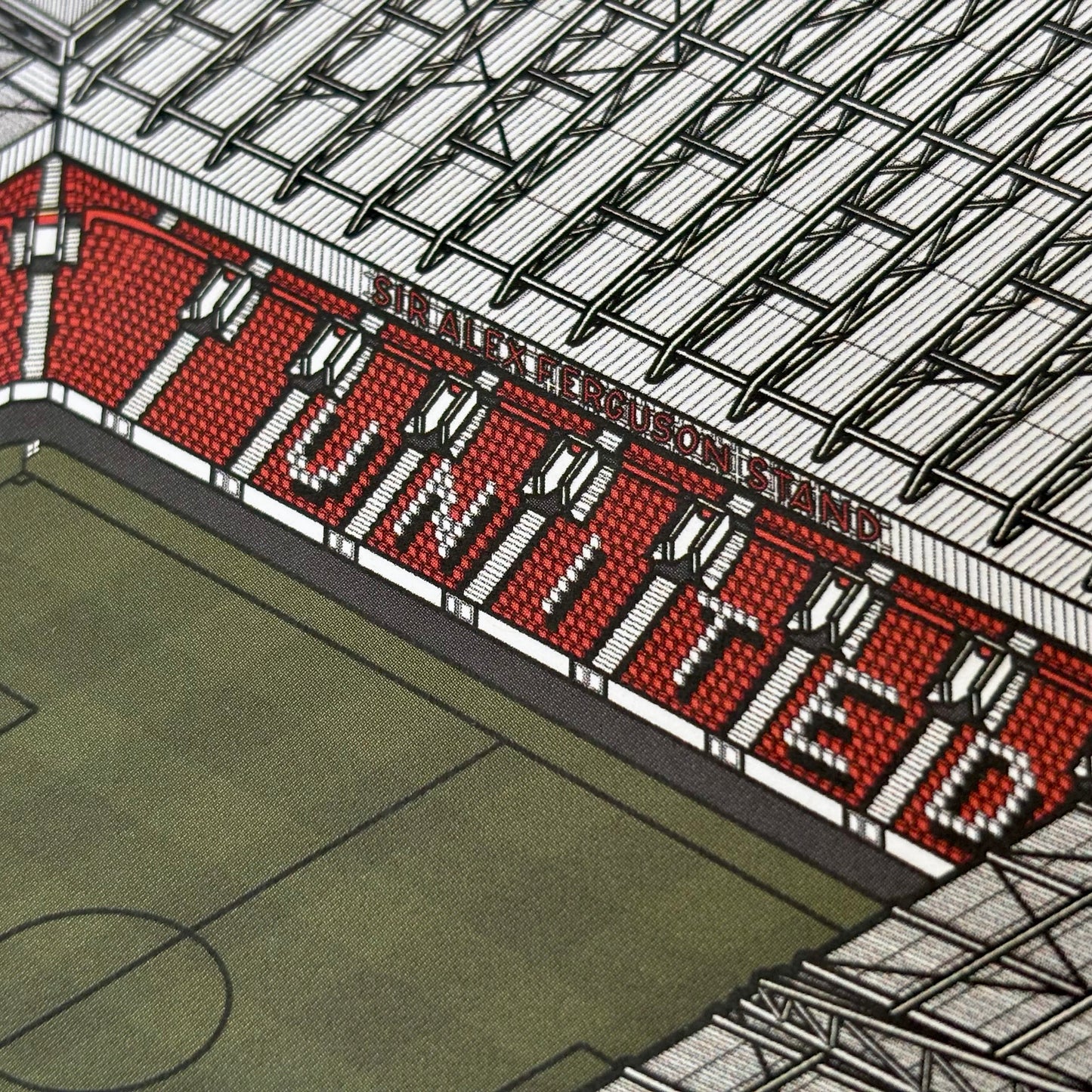 Old Trafford Stadium Art Print