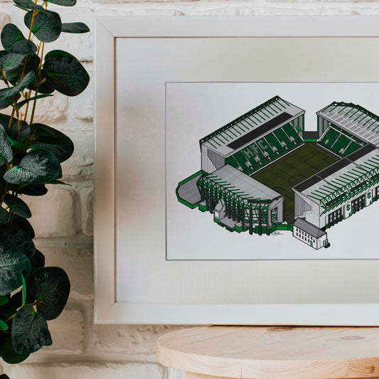 Easter Road Stadium Art Print