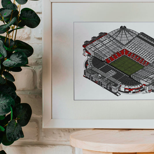 Old Trafford Stadium Art Print